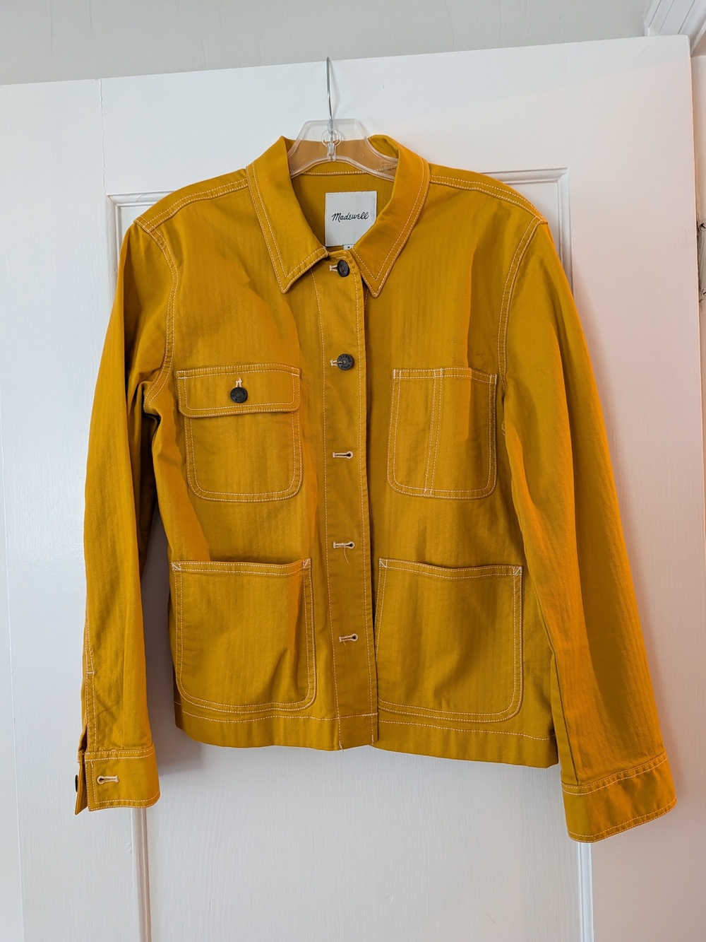 Madewell Women's Mustard Utility Jacket